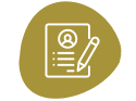 Signing a contract for stating with a host icon